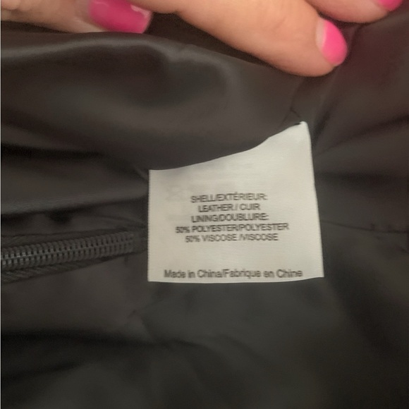 Tory Burch NWT Fae Leather Skirt | Black Perforated | Size 10 - Picture 6 of 7